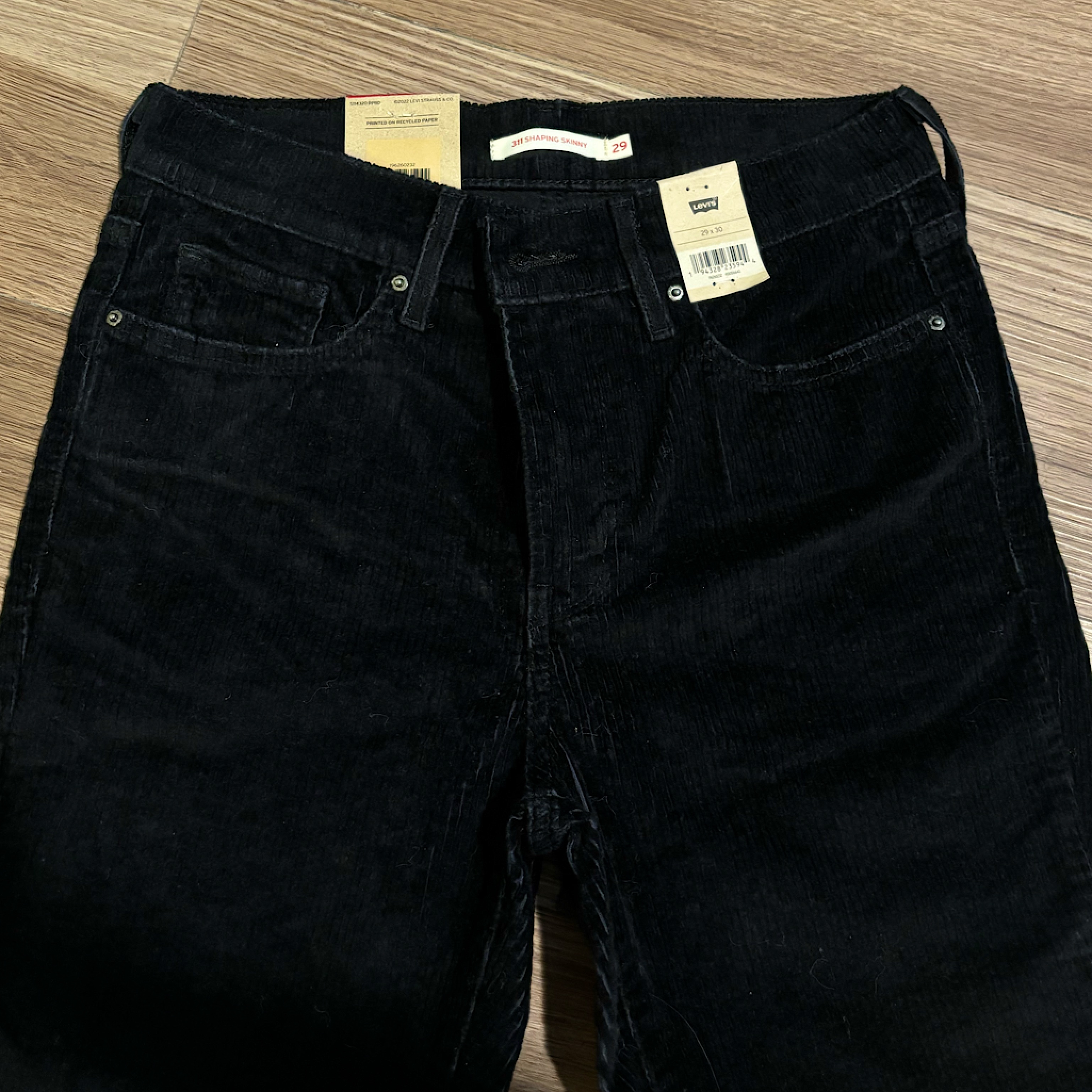 Brand New Levis 311 Black Corduroys